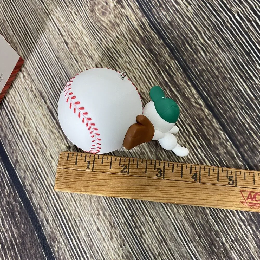 Hallmark Keepsake 'Home Run Star' Baseball Holiday Ornament -Personalize New
